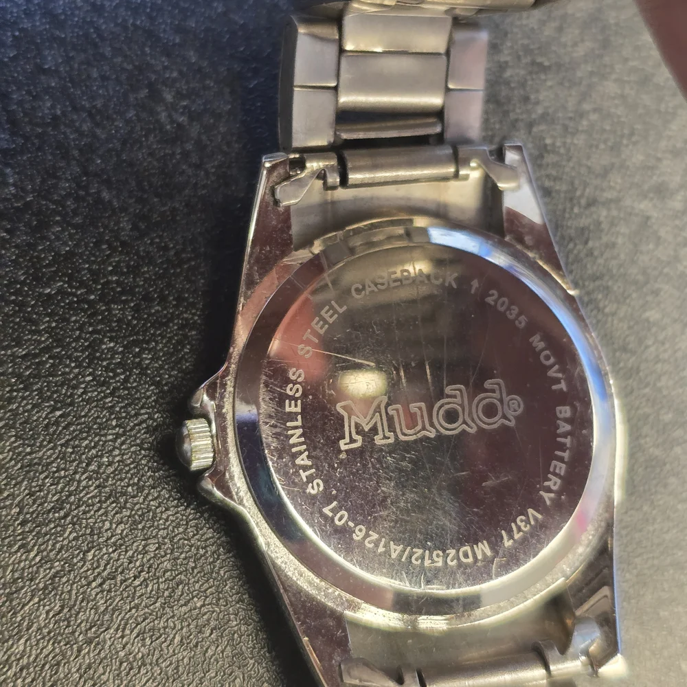 MUDD Y2K Leopard Print Face Silver-Tone Watch